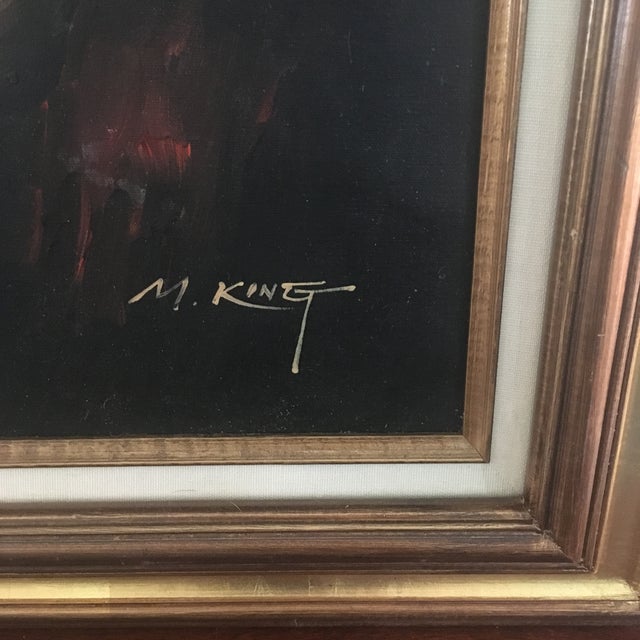 1940s Vintage M. King Portrait of a Rabbi Painting Chairish