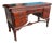 Antique Louis XV Revival Carved Mahogany Desk With Mirrored Top For Sale
