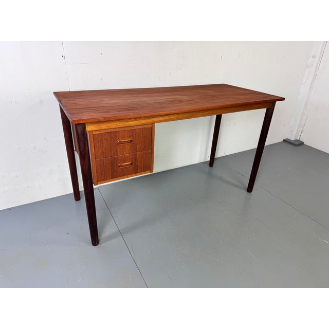 1950s Mid-Century Danish Teak Desk, 1950s For Sale - Image 5 of 15
