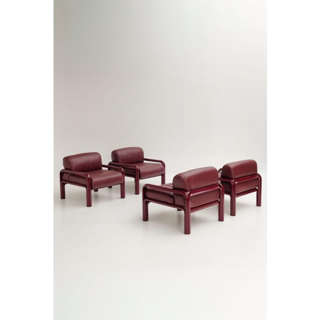 Model 54 Lounge Chairs by Gae Aulenti for Knoll, 1970s, Set of 4 For Sale - Image 12 of 12