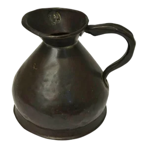 Small English Georgian Farrow and Jackson Copper Half Gallon Ale Jug