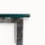 Late 20th Century Vintage Modernist Chrome and Clear Glass Square Side Table For Sale - Image 5 of 17