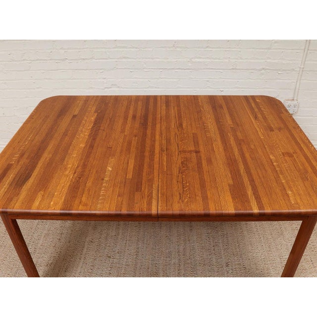 Oak Vintage Dining Table Without Leaf For Sale - Image 12 of 12
