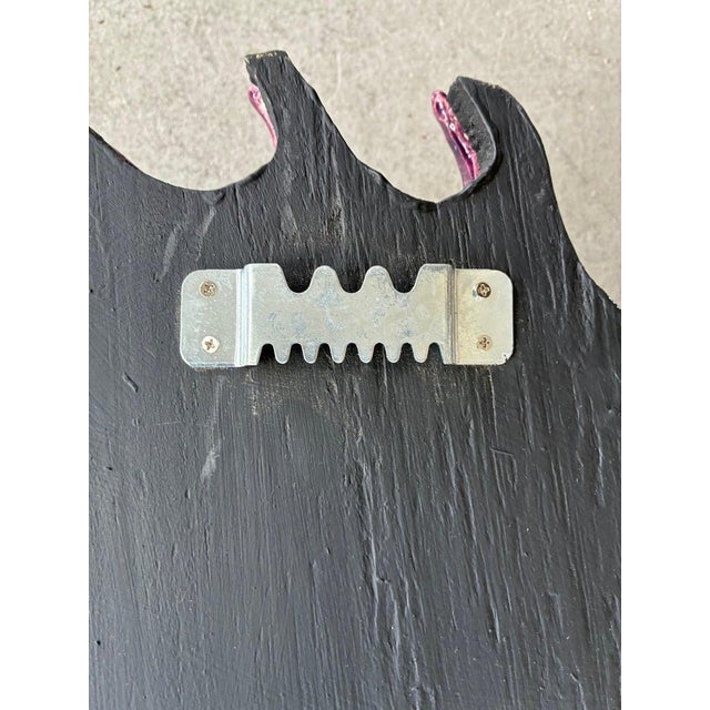 Wood Original Large Ceramic "Seahorse" Wall Sculpture by Florida Artist Rexx Fischer For Sale - Image 7 of 7