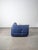 Blue Vintage Togo Corner Sofa in French Blue Leather by Michel Ducaroy for Ligne Roset, 1980s For Sale - Image 8 of 16