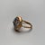 Italian Rose Gold Florentine Diamond Ring Size 6.5 For Sale - Image 3 of 8