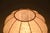 Mid-Century Scalopped Cocoon Table Lamp with Wood Base attributed to Achille Castiglioni for Flos, Italy, 1960s For Sale - Image 10 of 11