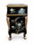 Chinoiserie Black Lacquer Bombe Three-Drawer Chest For Sale In Las Vegas - Image 6 of 10