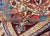 Antique Sivas Fine Rug With Blue Background Wine Border and Intricate Design For Sale - Image 10 of 11