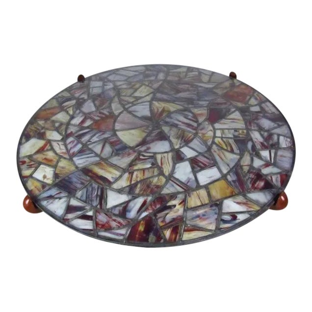 Walker Weed Stained Glass Coffee Table Chairish