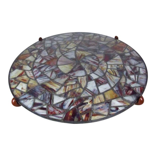 Walker Weed Stained Glass Coffee Table Chairish
