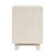 White Bevel Wood Nightstand For Sale - Image 4 of 9