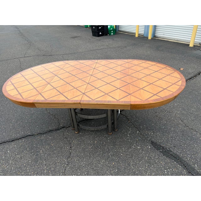 Vintage Custom Made Mid Century Modern Dining Set For Sale - Image 4 of 10