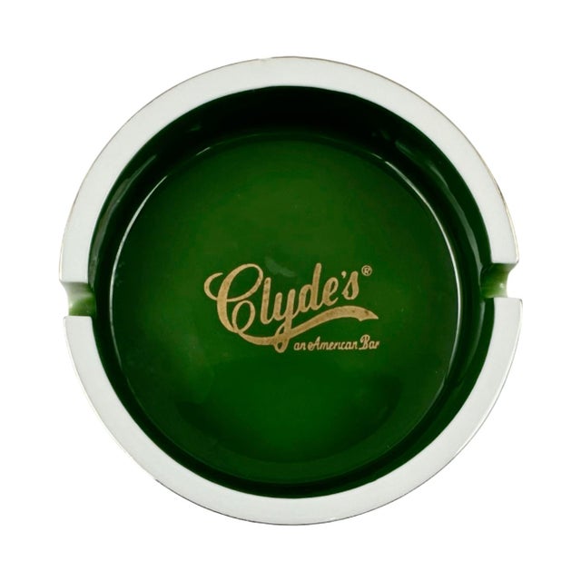 Vintage Clyde's Restaurant Bar Washington, DC Porcelain Ashtray For Sale - Image 10 of 10