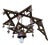Vintage Star of David Light Fixture, 1960s For Sale
