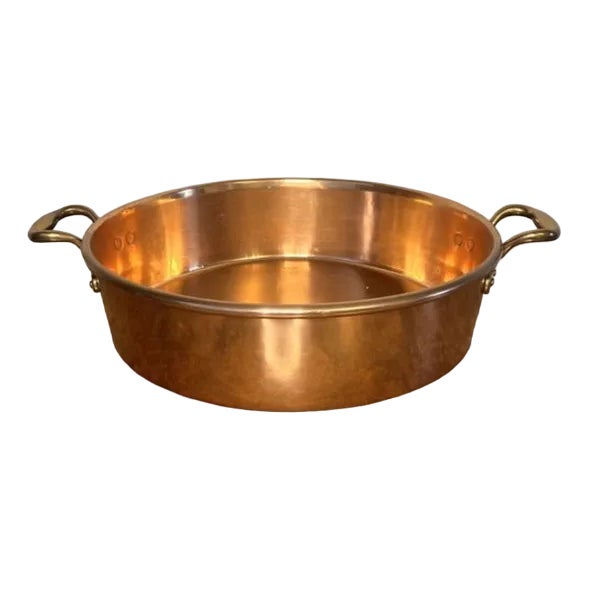 Large George III Copper Pan, 1800s For Sale