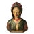 Renaissance Revival Polychrome Plaster Bust, Circa 1920. For Sale