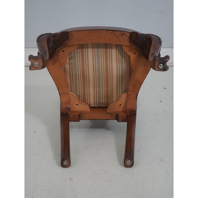Bench Made Hand Crafted 18th Century Style Side Chair For Sale - Image 12 of 12