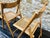 Wood Set of Vintage Cane & Rattan Habitat Folding Chairs, 1980s For Sale - Image 7 of 18