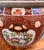 Red Vintage Painted & Glazed Large Scale Chinese Porcelain Fish Bowl W/ Peony Flowers & Butterflies For Sale - Image 8 of 11