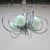 Vintage Lamp in Chromed Metal and Glass, 1960s For Sale - Image 4 of 5