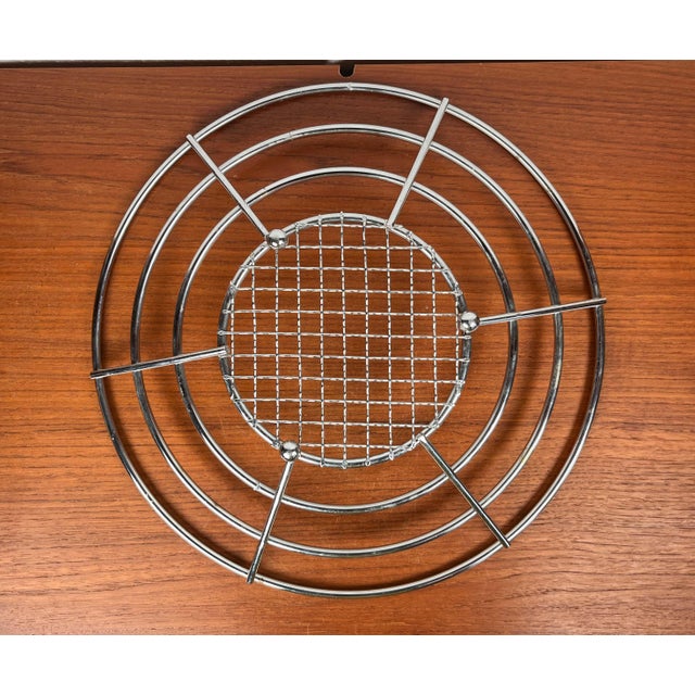 Postmodern Metal Mesh Fruit Bowl, 1980s For Sale - Image 12 of 16