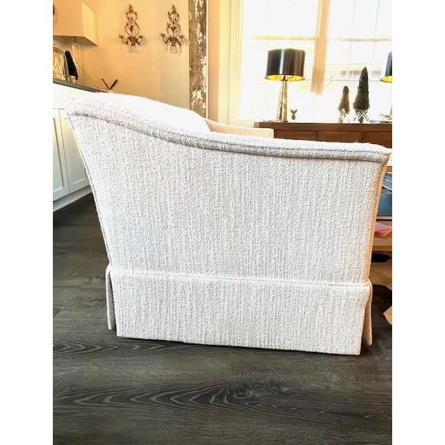 Mid-Century Modern 1960s Mid-Century Modern Sofa Upholstered in Boucle For Sale - Image 3 of 9