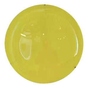 Large Contemporary Curve Concave Yellow Mirror, Italy