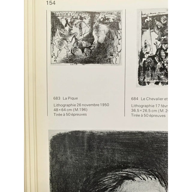 Pablo Picasso, La Pique, 1950, Original Signed and Limited Lithograph For Sale - Image 6 of 7