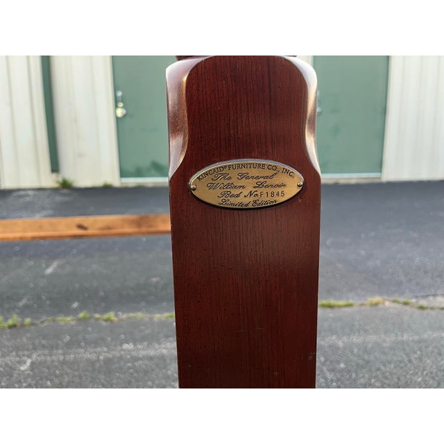 Kincaid Furniture Limited Edition General William Lenoir King Poster Bed Frame For Sale - Image 11 of 12