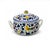 Mediterranean Vintage Fima Deruta Italy Hand-Painted Arabesco Bird Soup Tureen & Ladle Set For Sale - Image 3 of 5