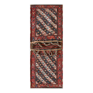 Early 20th Century Nw Persian Soumak Cargo Bag