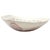 This large-scale organic centerpiece bowl is defined by its thinly rolled body and rhythmic, hand-impressed abstract...
