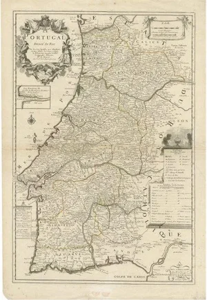 Antique Map of Portugal by Placide, 1700s