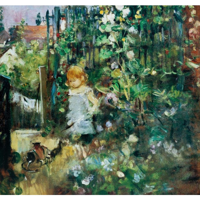 Petite Fille Dans Le Jardin Poster after Berthe Morisot For Sale - Image 4 of 8