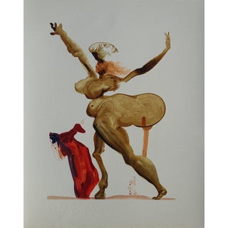Salvador Dali, Les traitres envers leurs hôtes, Nude, Etching For Sale