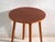 Mid-Century Modern Vintage Round Side Table in Teak Wood, Central Europe, 1960 For Sale - Image 3 of 10