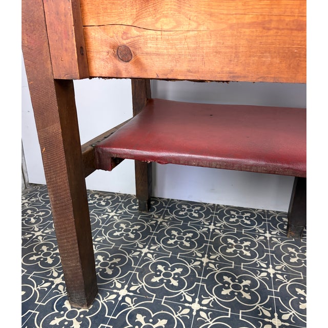 20th Century West Yorkshire Police Station Bench, 1950s For Sale - Image 9 of 18