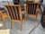 Vintage Maple Fabric Henredon "Triomphe" Dining Chair Set of 8 For Sale - Image 12 of 18