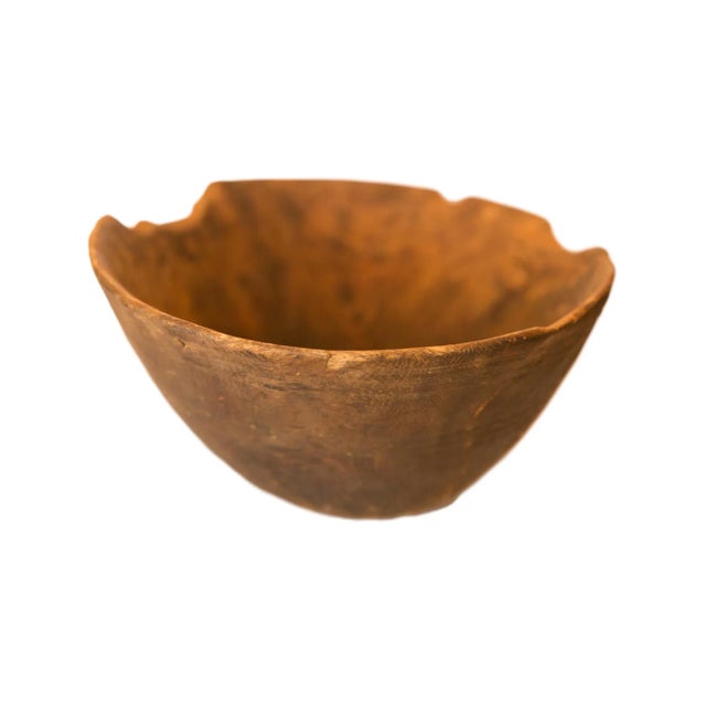 Wood Vintage African Wooden Bowl For Sale - Image 7 of 7