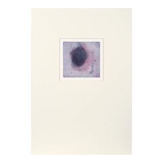 Lavender Nebula - Transfer Monotype in Oil on Paper by Heather Speck For Sale