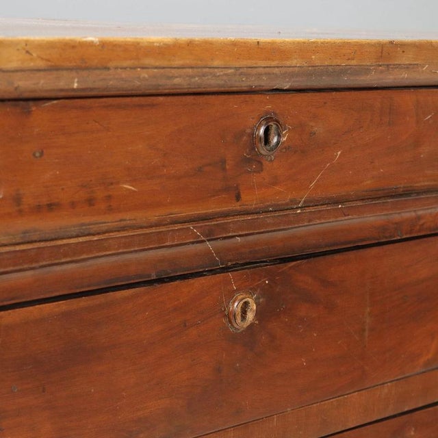 Louis Philippe Walnut Chest of Drawers, 19th Century For Sale - Image 5 of 12