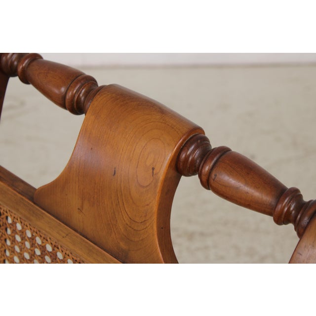 Set of 6 Stickley Cherry Cane Back Dining Chairs For Sale - Image 13 of 18