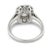 Gia 1.03 Carat Old Mine Cut Diamond Platinum Engagement Ring, Size 6.75 For Sale In Los Angeles - Image 6 of 7