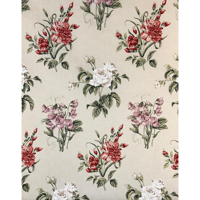 Scalamandre "Fleur Anglaise” Print– 43.5 Yards For Sale