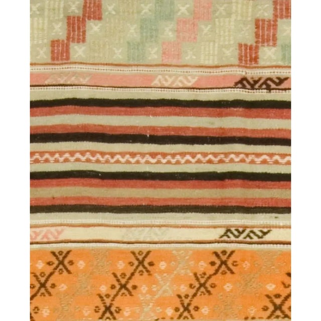 Turkish Vintage Turkish Kilim 9'5 X 5'4 For Sale - Image 3 of 8