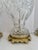 Vintage Neoclassical Diamond-Pattern Glass Urn Table Lamps - Pair For Sale - Image 11 of 13