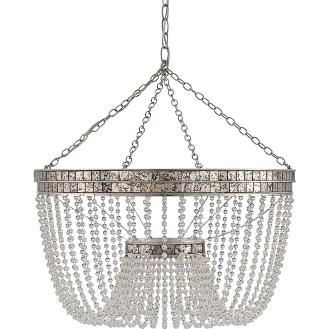 Currey & Company Currey & Company 8-Light Highbrow Chandelier For Sale - Image 4 of 4