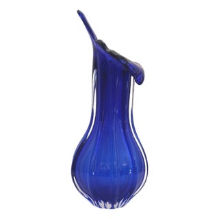 Blown Glass Vase by Egermann, 1970 For Sale