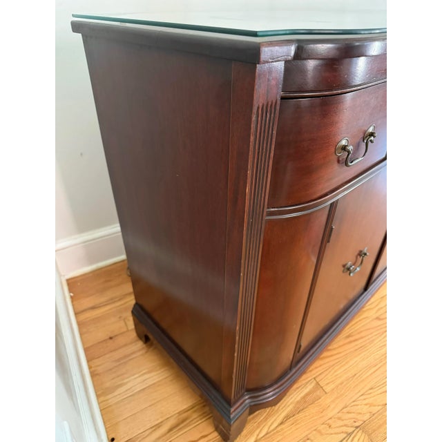 Early 20th Century Antique Georgetown Galleries Mahogany Sideboard For Sale - Image 9 of 12